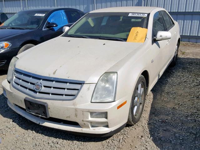 1G6DC67A750193946 - 2005 CADILLAC STS WHITE photo 2