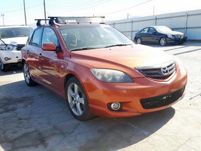 JM1BK343541196834 - 2004 MAZDA 3 HATCHBAC ORANGE photo 1