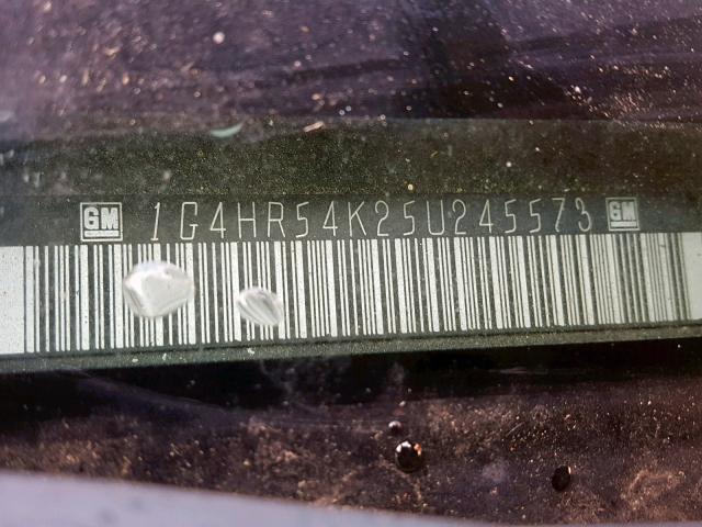 1G4HR54K25U245573 - 2005 BUICK LESABRE LI TAN photo 10