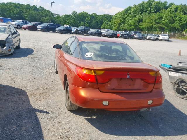 1G8ZY12752Z267840 - 2002 SATURN SC2 ORANGE photo 3