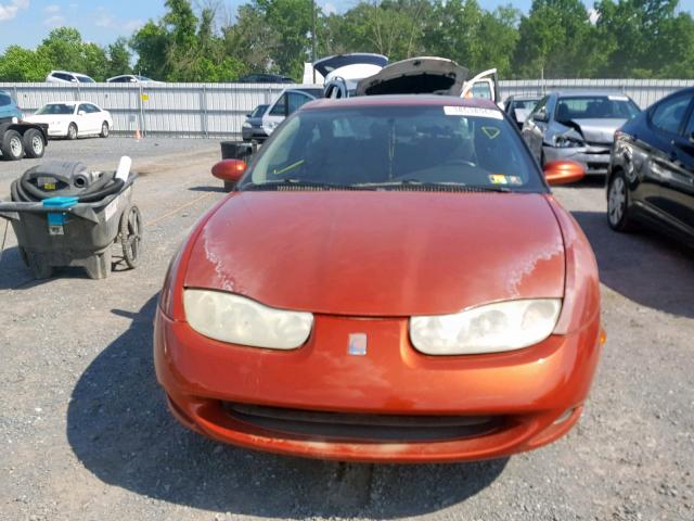 1G8ZY12752Z267840 - 2002 SATURN SC2 ORANGE photo 9