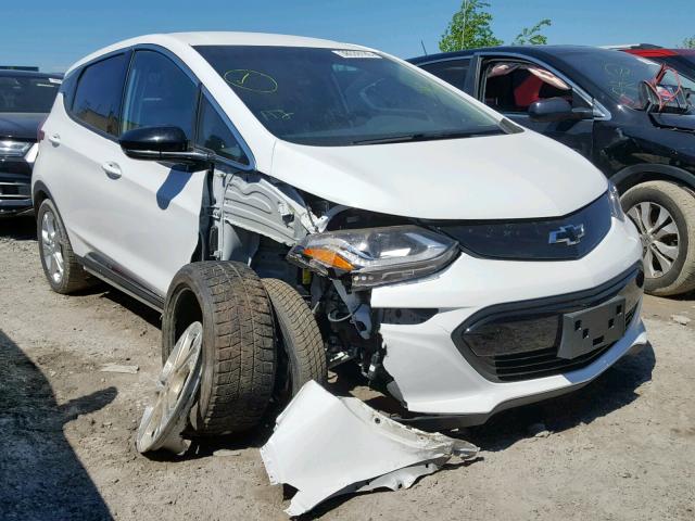 1G1FW6S06J4131557 - 2018 CHEVROLET BOLT EV LT WHITE photo 1