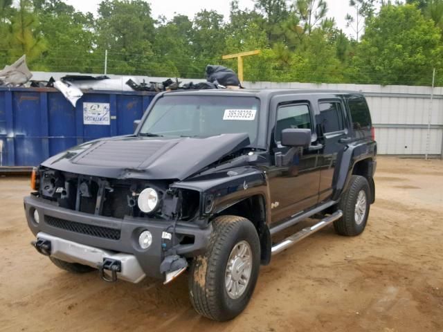 5GTEN13E888228810 - 2008 HUMMER H3 BLACK photo 2