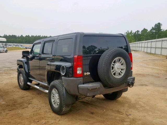 5GTEN13E888228810 - 2008 HUMMER H3 BLACK photo 3