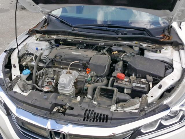 1HGCR2F83HA098346 - 2017 HONDA ACCORD EXL WHITE photo 7