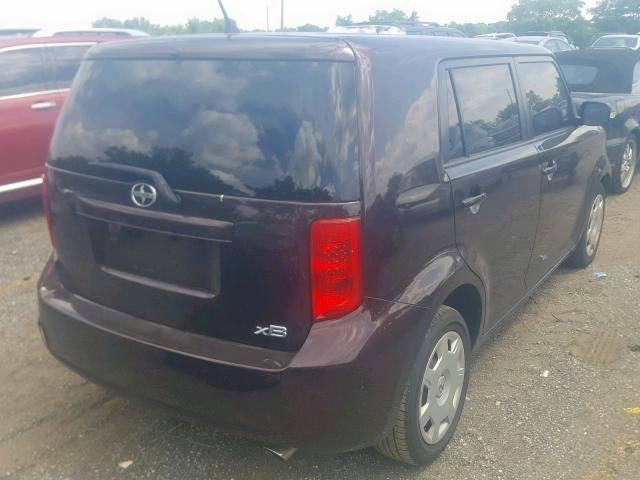 JTLKE50E591073895 - 2009 TOYOTA SCION XB 紫色 照片 4
