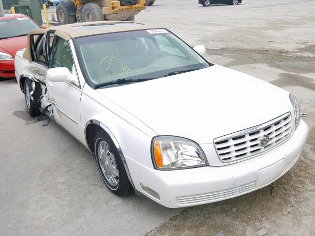 1G6KD54Y84U222166 - 2004 CADILLAC DEVILLE WHITE photo 1