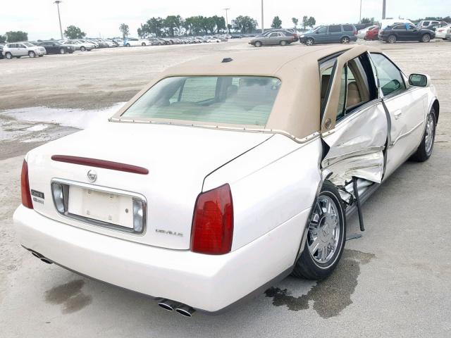 1G6KD54Y84U222166 - 2004 CADILLAC DEVILLE WHITE photo 4