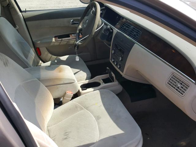 2G4WC582271140114 - 2007 BUICK LACROSSE C BEIGE photo 5