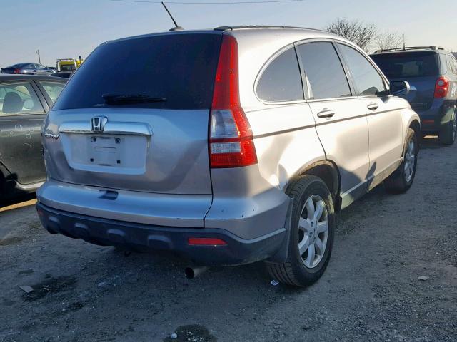 JHLRE48768C023197 - 2008 HONDA CR-V EXL GRAY photo 4