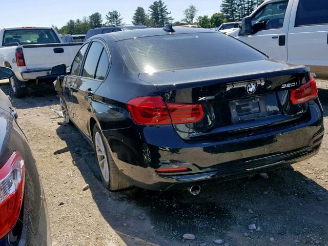 WBA8E5G53JNU45949 - 2018 BMW 320 XI BLACK photo 3