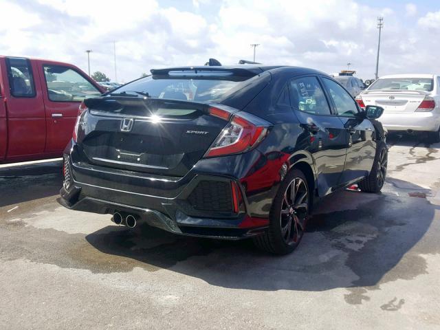 SHHFK7G44JU227148 - 2018 HONDA CIVIC SPOR BLACK photo 4