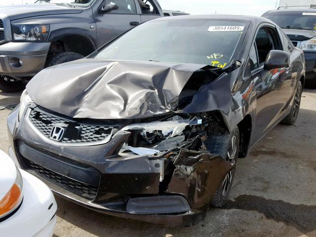 2HGFG3B86DH513086 - 2013 HONDA CIVIC EX BLACK photo 2