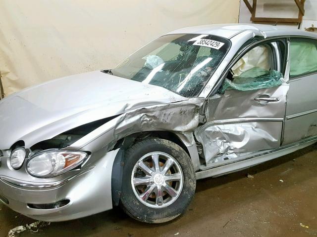 2G4WD582961213622 - 2006 BUICK LACROSSE C SILVER photo 10