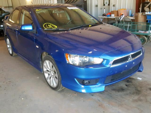 JA32U8FW0AU033113 - 2010 MITSUBISHI LANCER GTS BLUE photo 1