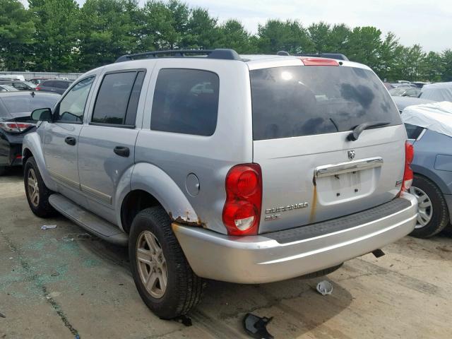 1D4HB48D04F196216 - 2004 DODGE DURANGO SL SILVER photo 3