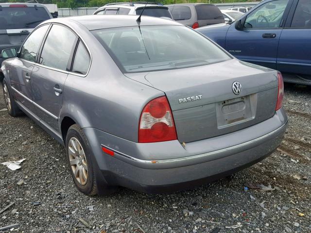 WVWPD63B03P183155 - 2003 VOLKSWAGEN PASSAT GLS BLUE photo 3