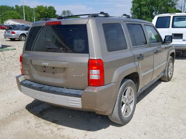 1J8FF48W88D619533 - 2008 JEEP PATRIOT LI GOLD photo 4