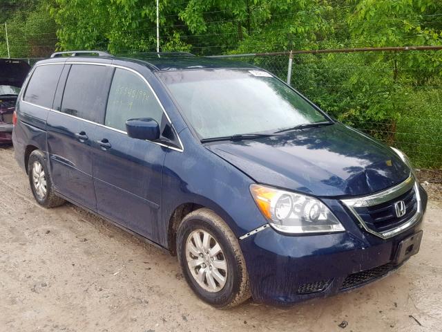 5FNRL38449B404134 - 2009 HONDA ODYSSEY EX BLUE photo 1