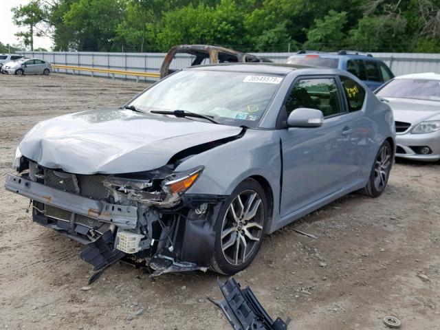 JTKJF5C71E3084515 - 2014 TOYOTA SCION TC GRAY photo 2