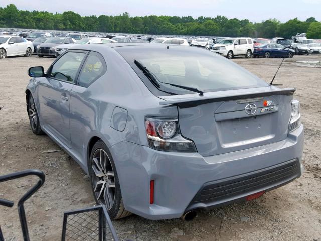 JTKJF5C71E3084515 - 2014 TOYOTA SCION TC GRAY photo 3