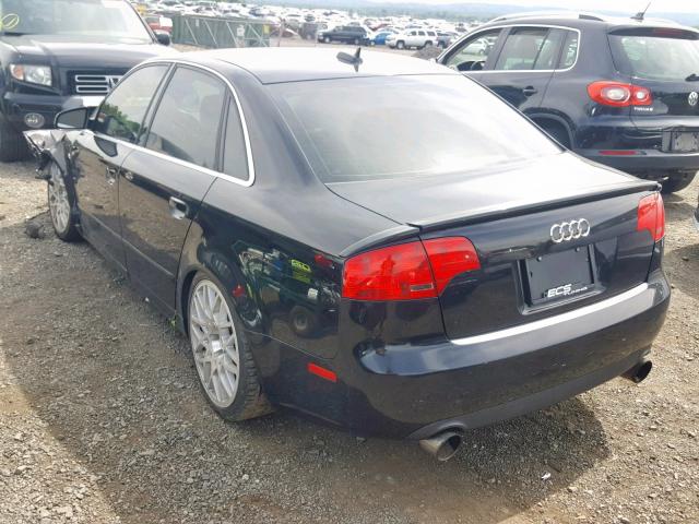 WAUDH78E26A263349 - 2006 AUDI A4 3.2 QUA BLACK photo 3