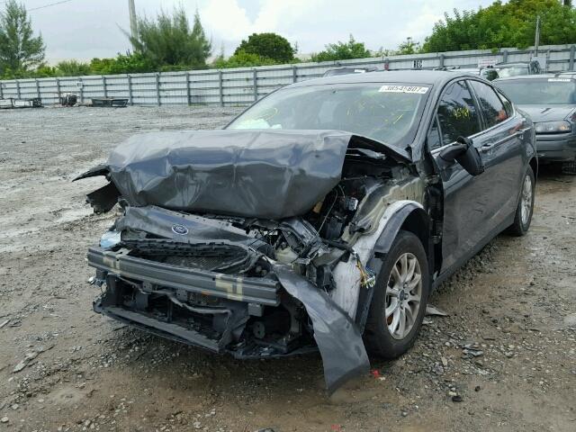 3FA6P0G75GR350961 - 2016 FORD FUSION S CHARCOAL photo 2