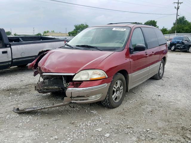 2FMZA564X3BB07289 - 2003 FORD WINDSTAR S MAROON photo 2