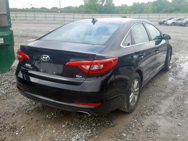 5NPE24AA8HH441355 - 2017 HYUNDAI SONATA ECO BLACK photo 4