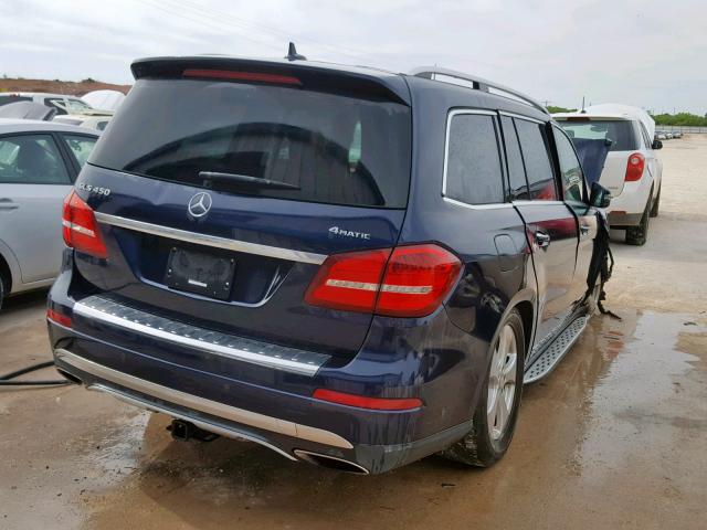 4JGDF6EE1HA814652 - 2017 MERCEDES-BENZ GLS 450 4M BLUE photo 4