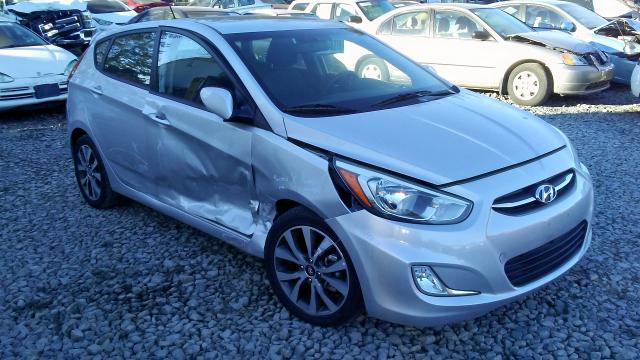 KMHCT5AE6HU331516 - 2017 HYUNDAI ACCENT SE SILVER photo 1