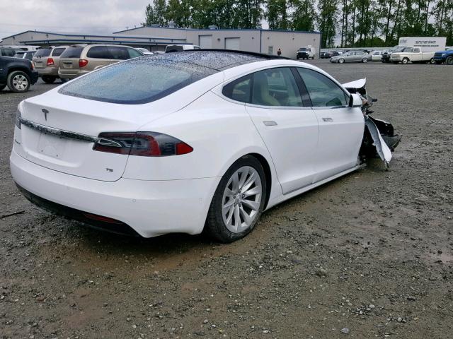 5YJSA1E13GF159233 - 2016 TESLA MODEL S WHITE photo 4