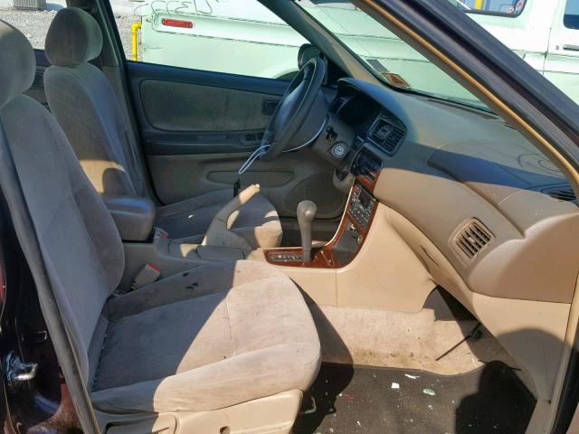 1N4DL01D3WC224662 - 1998 NISSAN ALTIMA XE BURGUNDY photo 5