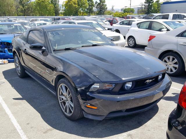 1ZVBP8CF8B5117556 - 2011 FORD MUSTANG GT BLACK photo 1