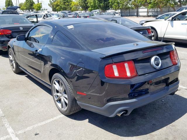 1ZVBP8CF8B5117556 - 2011 FORD MUSTANG GT BLACK photo 3