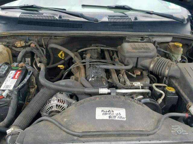 1J4GW48S84C200634 - 2004 JEEP GRAND CHER BLUE photo 7