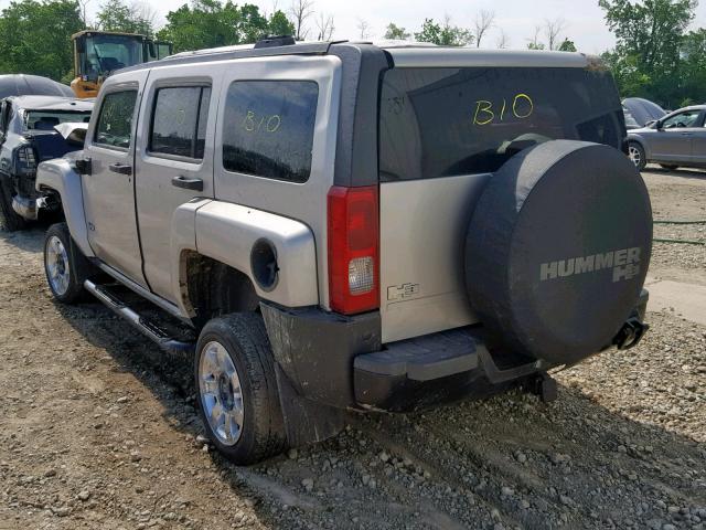 5GTDN136468263832 - 2006 HUMMER H3 SILVER photo 3