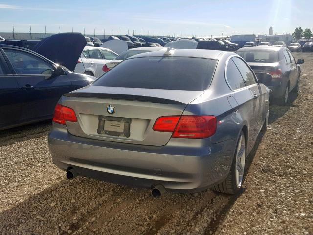 WBAKF9C50BE261831 - 2011 BMW 335 XI GRAY photo 4