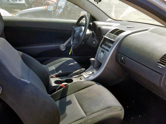 JTKDE167580258502 - 2008 TOYOTA SCION TC ვერცხლისფერი ფოტო 5