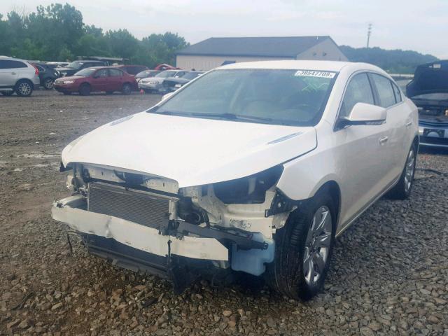 1G4GE5ED1BF399828 - 2011 BUICK LACROSSE C WHITE photo 2