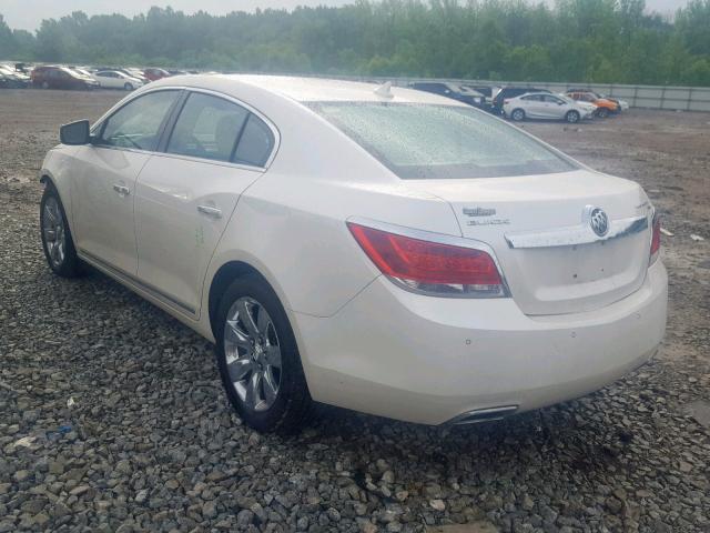 1G4GE5ED1BF399828 - 2011 BUICK LACROSSE C WHITE photo 3