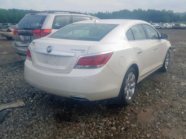 1G4GE5ED1BF399828 - 2011 BUICK LACROSSE C WHITE photo 4