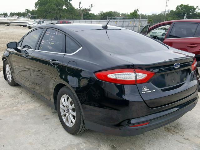 3FA6P0G79GR311614 - 2016 FORD FUSION S BLACK photo 3