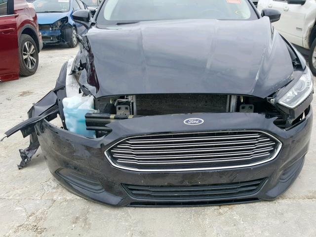 3FA6P0G79GR311614 - 2016 FORD FUSION S BLACK photo 9