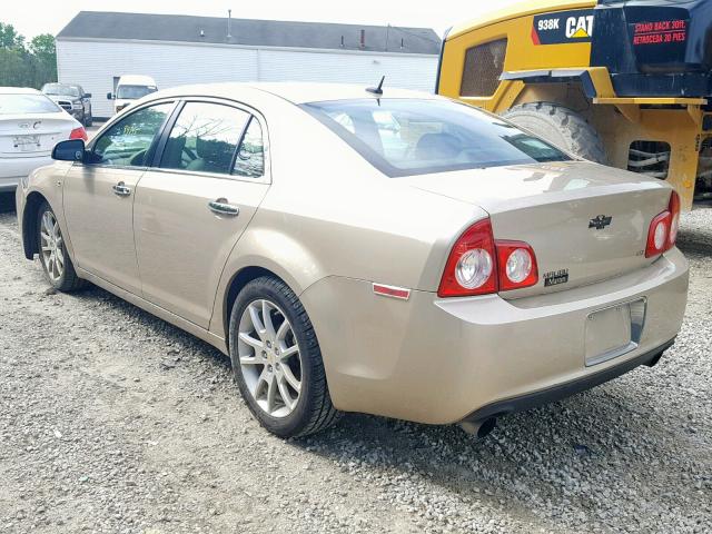 1G1ZK577X8F227165 - 2008 CHEVROLET MALIBU LTZ ოქროსფერი ფოტო 3