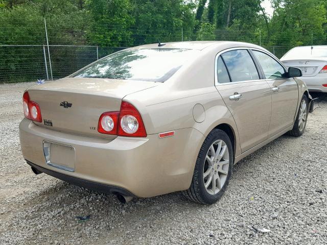 1G1ZK577X8F227165 - 2008 CHEVROLET MALIBU LTZ ოქროსფერი ფოტო 4