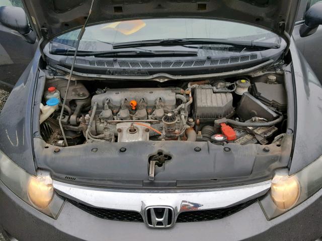 2HGFA1E25BH013897 - 2011 HONDA CIVIC DX GRAY photo 7