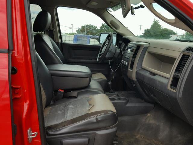 3C6TD5HT6CG125976 - 2012 DODGE RAM 2500 S RED photo 5