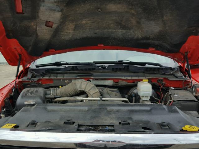 3C6TD5HT6CG125976 - 2012 DODGE RAM 2500 S RED photo 7