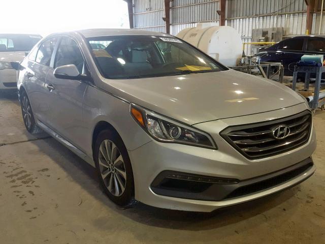 5NPE34AF9FH027295 - 2015 HYUNDAI SONATA SPO SILVER photo 1